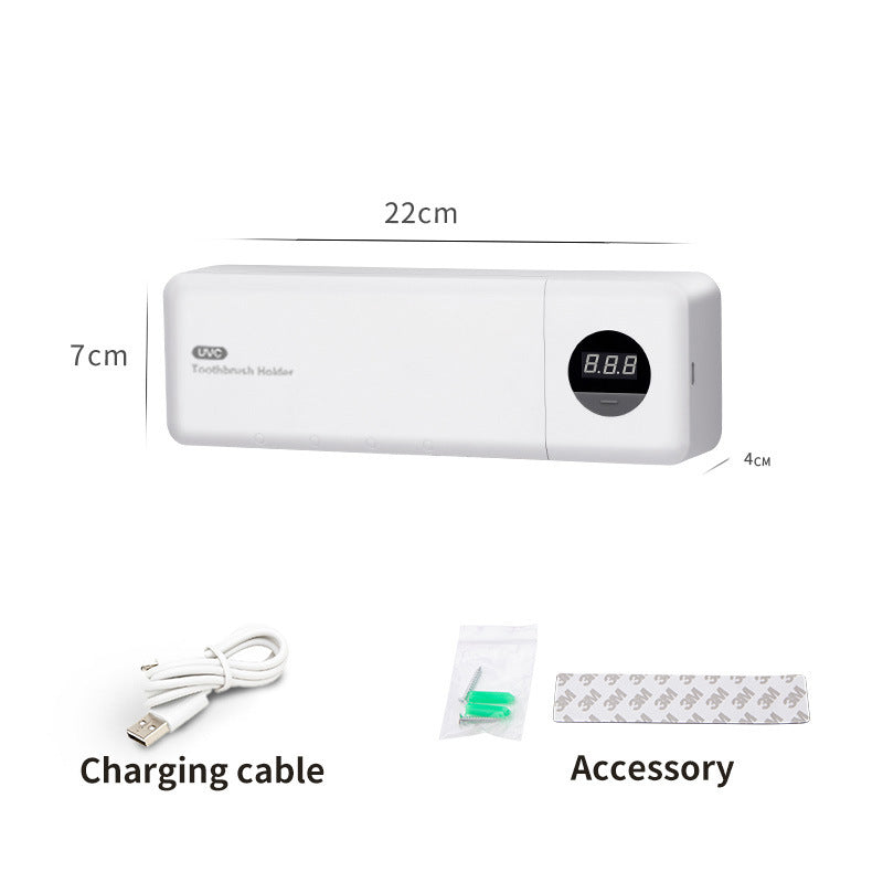 Máy khử trùng bàn chải đánh răng gia đình thông minh treo tường hoàn toàn tự động cảm ứng tia cực tí