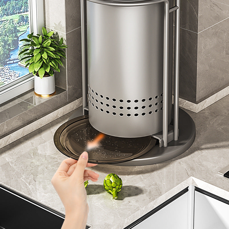 Giá đựng thìa đũa xoay giá đỡ dao giá đỡ nồi xẻng thìa đũa ống dao làm bếp giá đỡ một mảnh hộp lưu trữ đồ tạo