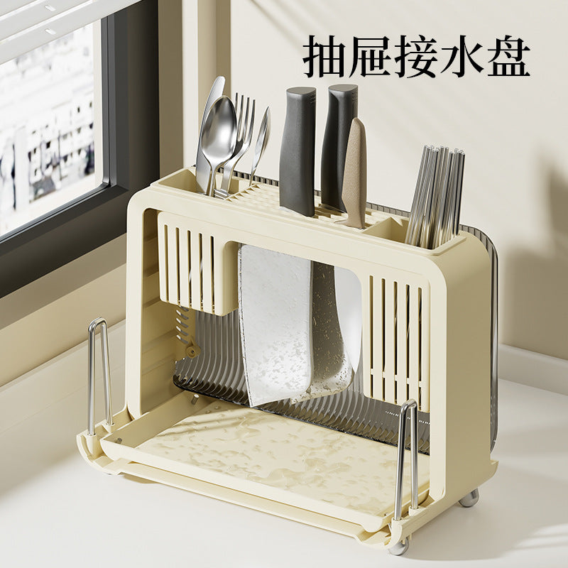 Giá lưu trữ giá đỡ dao, mặt bàn gia đình nhà bếp, tất cả trong một, đũa, dao dính tấm lưu trữ giá đỡ
