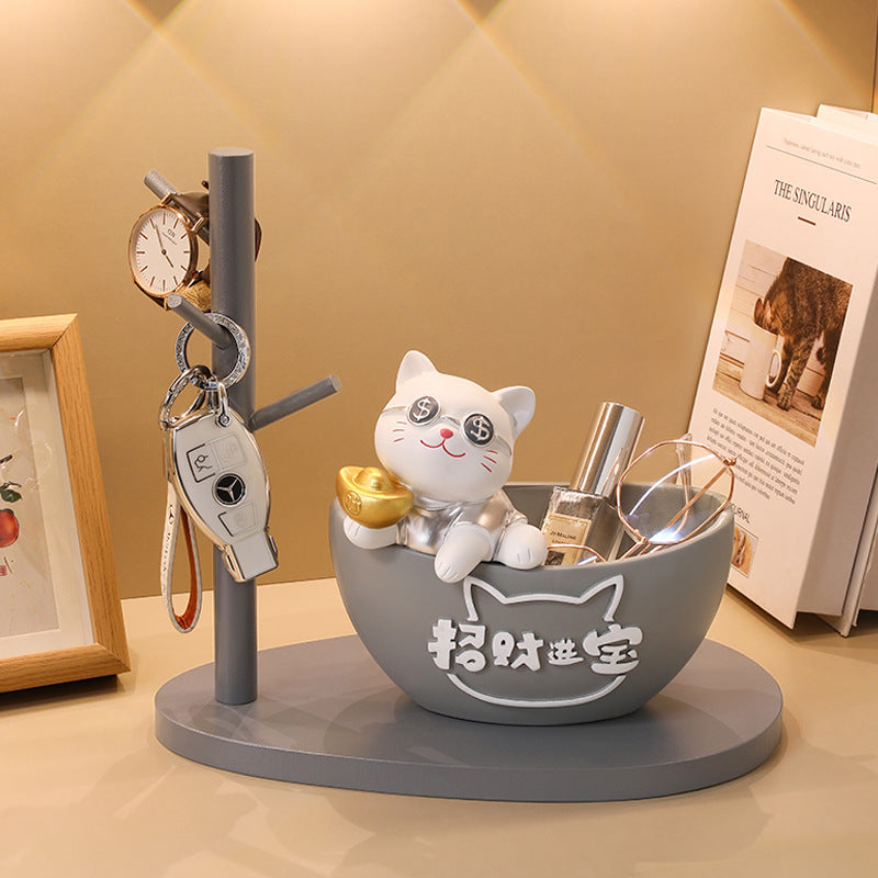 mèo may mắn lưu trữ quà tặng đồ trang trí nhà cửa nhà máy bán hàng trực tiếp dọn