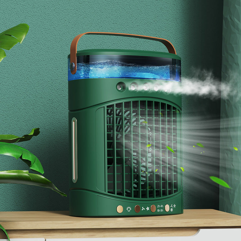 Máy tạo độ ẩm đa phun xuyên biên giới văn phòng ký túc xá sinh viên USB quạt phun quạt điện nhỏ máy