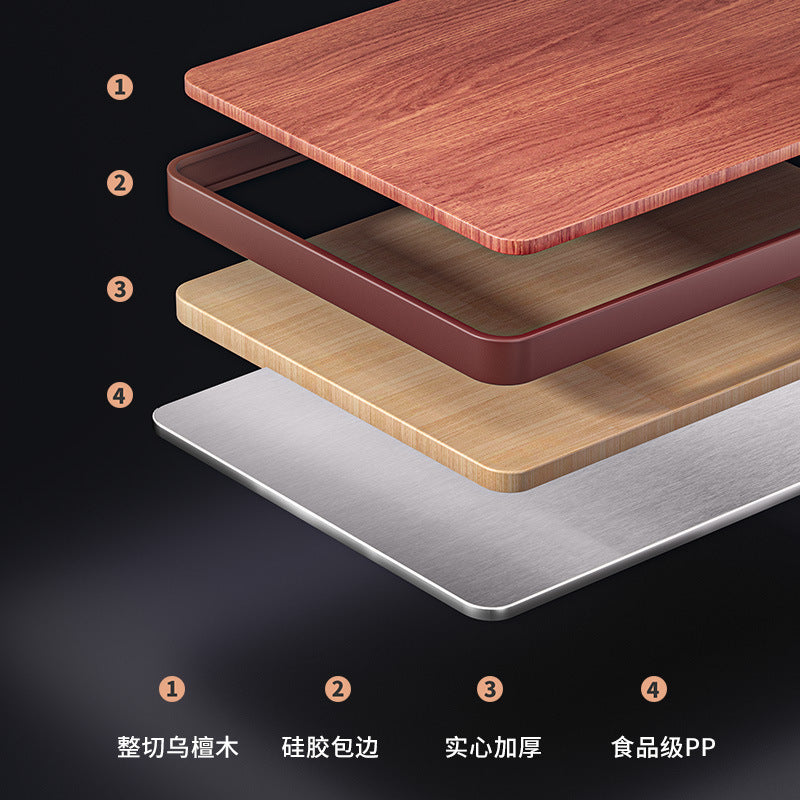 Thớt gỗ đàn hương gỗ rắn kháng khuẩn chống nấm mốc bảng cắt gia đình bảng gỗ bảng cắt hai mặt cho nh