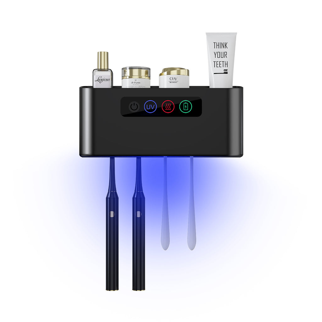 Máy Khử trùng bàn chải đánh răng kệ bàn chải đánh răng khử trùng vi khuẩn tia cực tím sấy khô lưu trữ má