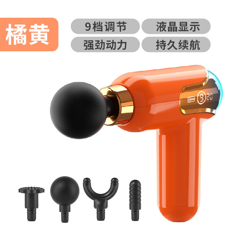 Súng massage chân mini Máy massage cơ bắp cho phụ nữ Máy bỏ túi sáng tạo Máy massage kinh tuyến Súng