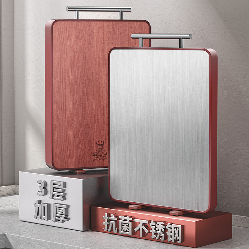 Thớt gỗ đàn hương gỗ rắn kháng khuẩn chống nấm mốc bảng cắt gia đình bảng gỗ bảng cắt hai mặt cho nh