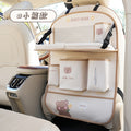 Túi lưu trữ túi treo dễ thương gấu thỏ xe ghế sau lưu trữ túi đa chức năng bàn ăn