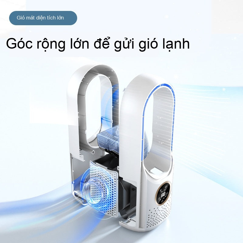 Máy làm lạnh bàn làm mát văn phòng làm mát quạt làm ẩm phun không lá làm mát qu