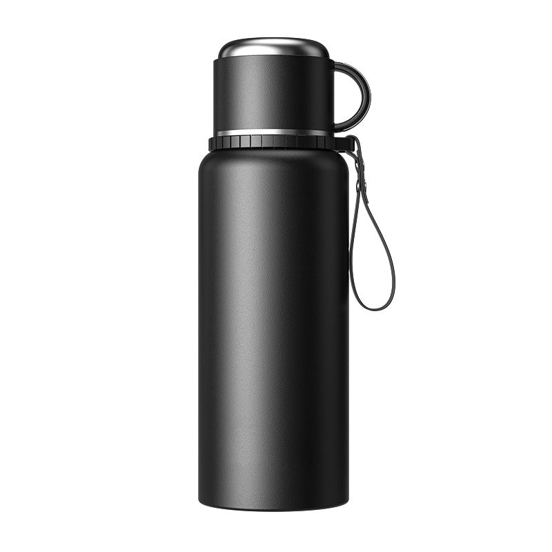 Bình giữ nhiệt 316 thép không gỉ thông minh đầy đủ thép giữ nhiệt cốc công suất lớn quà tặng bán buôn dày nước cốc