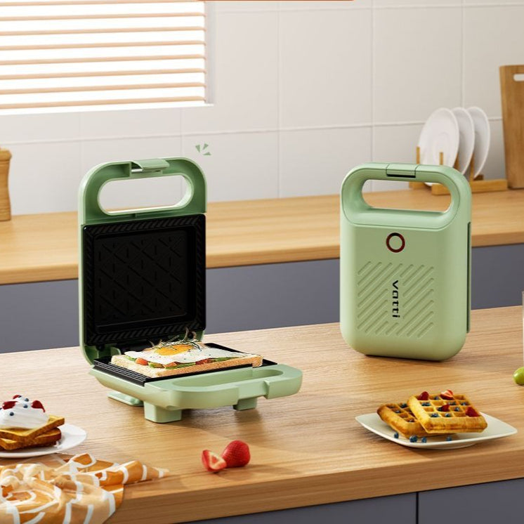 Máy làm bánh sandwich,Máy ăn sáng đa chức năng gia đình Máy làm bánh mì nướng thức ăn nhẹ hai