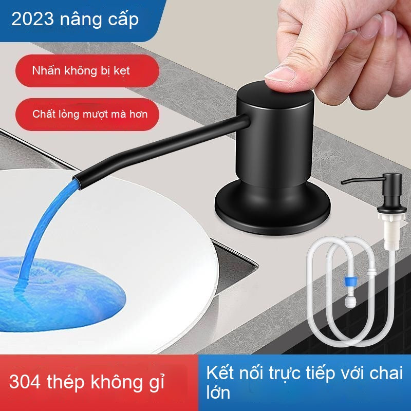 thiết bị bơm nước rửa chén  304 thép không gỉ bồn rửa chén xà phòng máy rửa chén xà phòng máy mở rộng