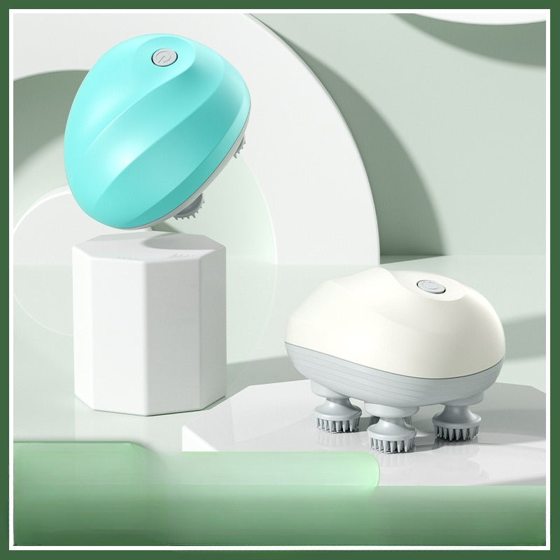 massage  Mini thông minh đầu massage điện không thấm nước massage máy vật lý trị liệu nhào gia đình thư giãn