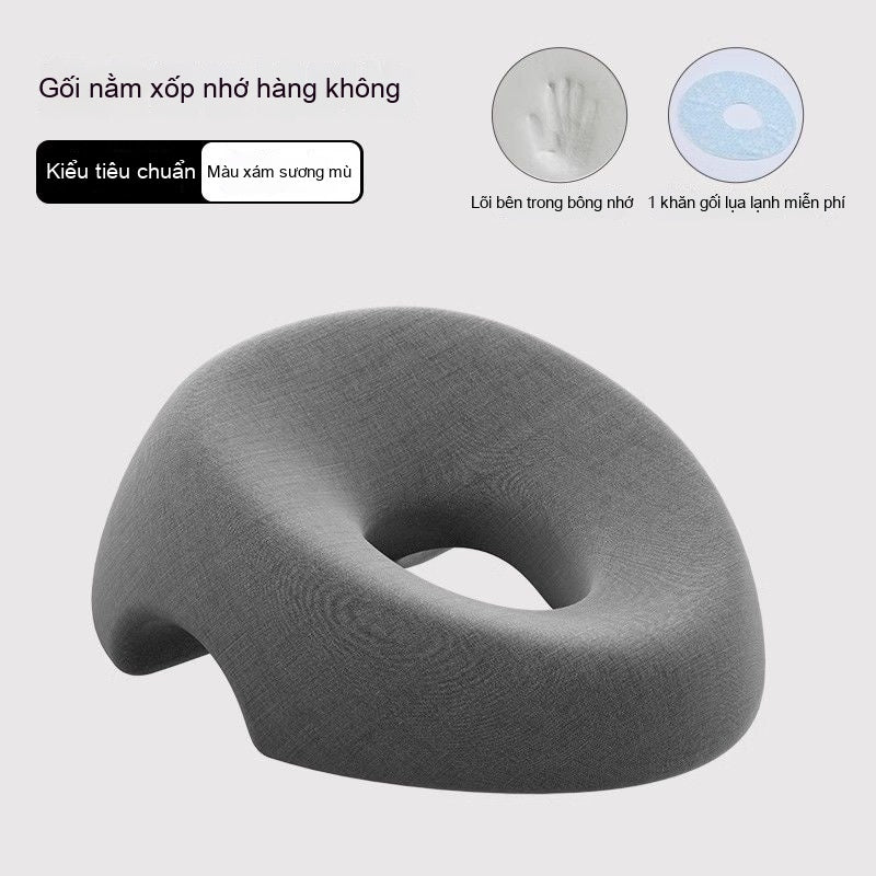 Thẩm mỹ viện nằm gối làm đẹp giường chuyên dụng gối massage giường massage lỗ mặt đệm nằm gối ngủ gi