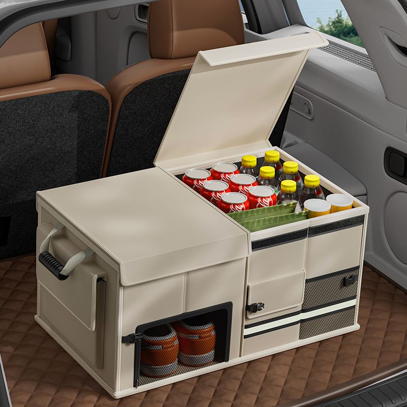 Hộp lưu trữ xe, cốp xe, bên trong xe, sắp xếp thực tế, gấp, đa chức năng, đồ tạo tác lưu trữ cắm trạ