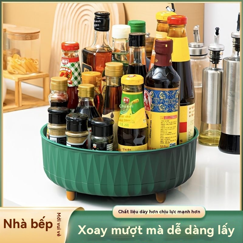Giá đỡ gia vị xoay, hộp lưu trữ gia vị dành riêng cho nh