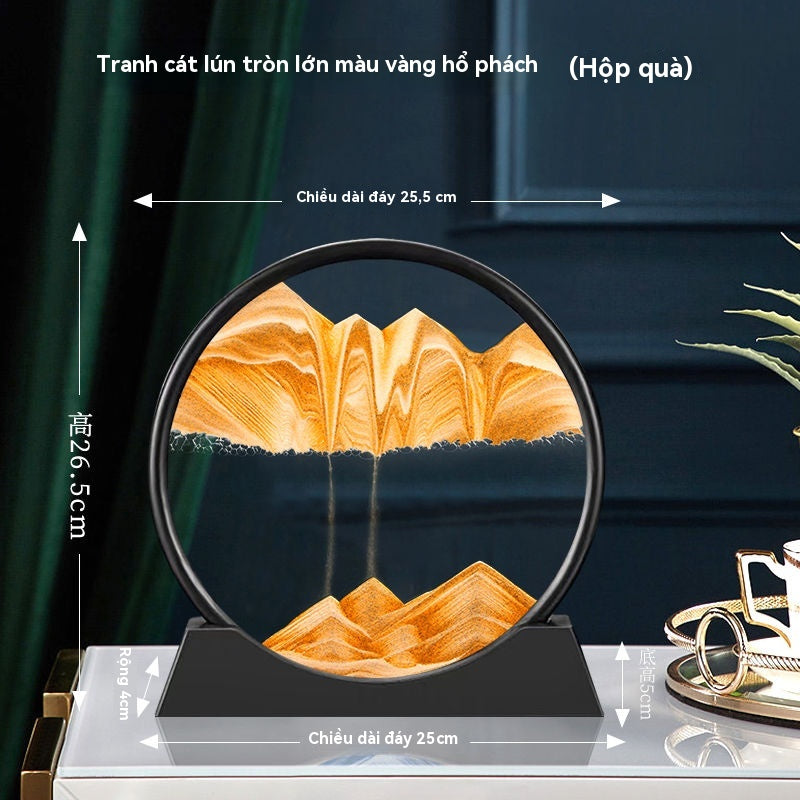 Đồ trang trí tranh cát lún giải nén giải nén đồ trang trí nhà đồng hồ cát