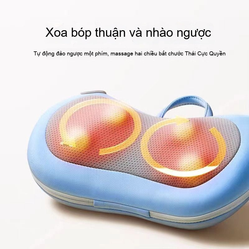 Massage Cổ thắt lưng gia đình lưng đa chức năng xe toàn thân nhào đệm văn phòng chân massage gối sạc