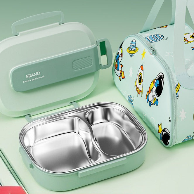 Hộp cơm giữ nhiệt bằng thép không gỉ 316 Bộ hộp cơm cho nhân viên văn phòng