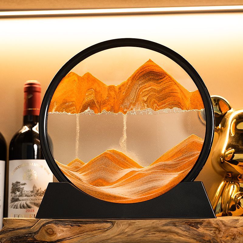 Đồ trang trí tranh cát lún giải nén giải nén đồ trang trí nhà đồng hồ cát