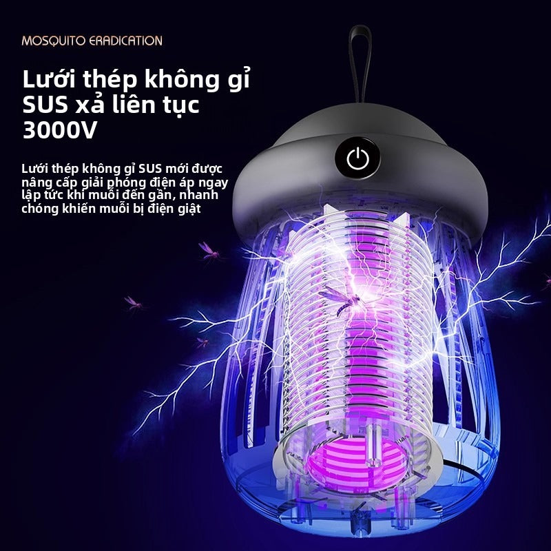 đèn diệt muỗi mới, dụng cụ chống muỗi gia đình, trong nhà, chống muỗi, diệt muỗi, trẻ sơ sin
