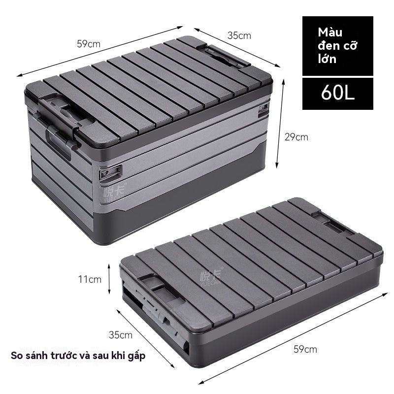 [flashsale]Hộp lưu trữ trên xe ô tô, hộp lưu trữ cốp xe, hộp lưu trữ cắm trại ngoài trời (Copy) (Copy)