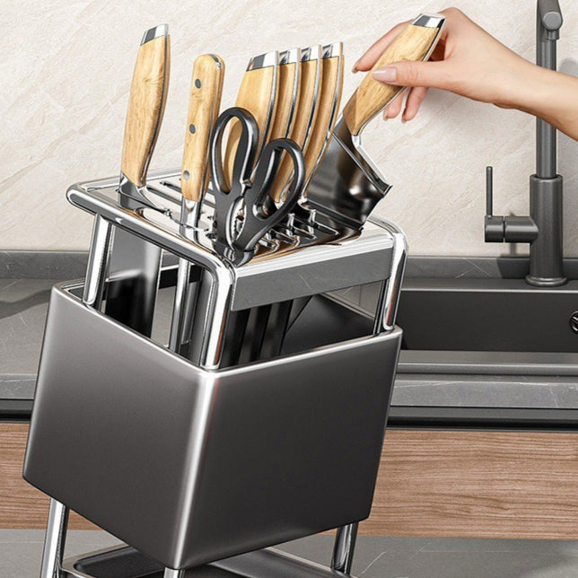 Giá đỡ dao Youqin Giá đỡ dao  Giá đỡ dao nhà bếp mới Giá đỡ lưu trữ dao nhà bếp giá trị màu sắc cao