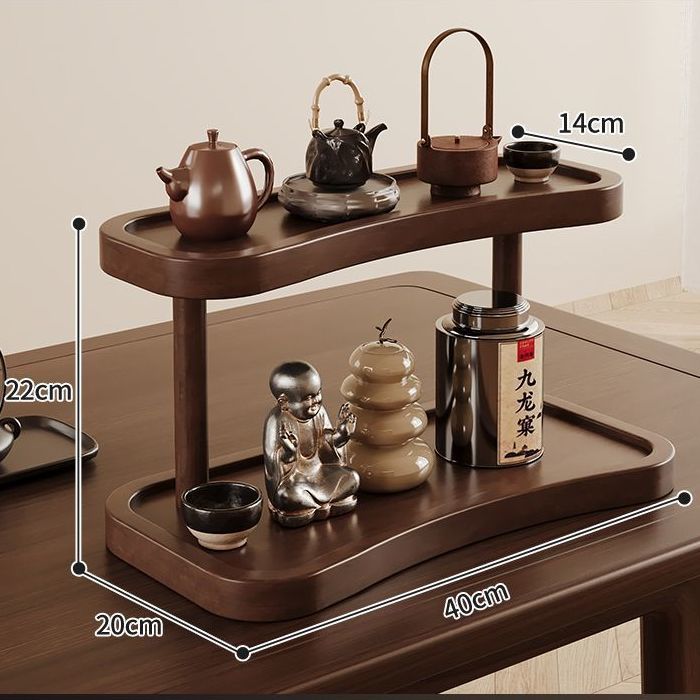 Giá đỡ để bàn tách trà lưu trữ giá đỡ nhỏ giá đỡ cổ nhiều lớp ấm cát tím kiểu Trung Quốc mới giá t