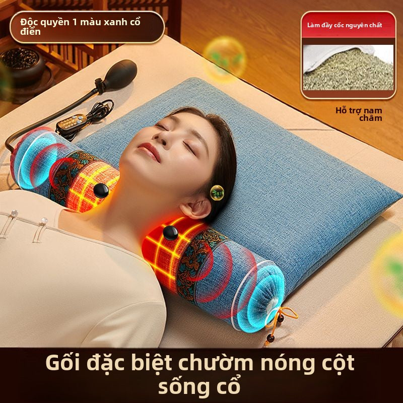 Gối thảo mộc giảm đau nhức cổ gáy