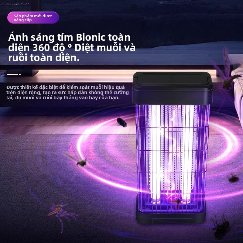 Đèn diệt muỗi mới đèn diệt ruồi máy bắt ruồi treo tường nhà hàng nhà hàng cửa hàng đồ chống muỗi điệ
