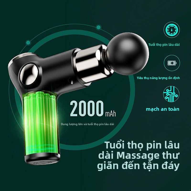 súng massagecông nghệ  Đức nhỏ II cổ súng thư giãn cơ bắp súng điện thể dục massage cổ vật