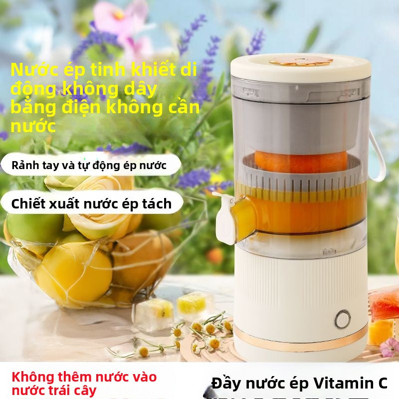Máy ép trái cây gia đình đa chức năng nhỏ cầm tay hoàn toàn tự động không dây máy ép trái cây tách n