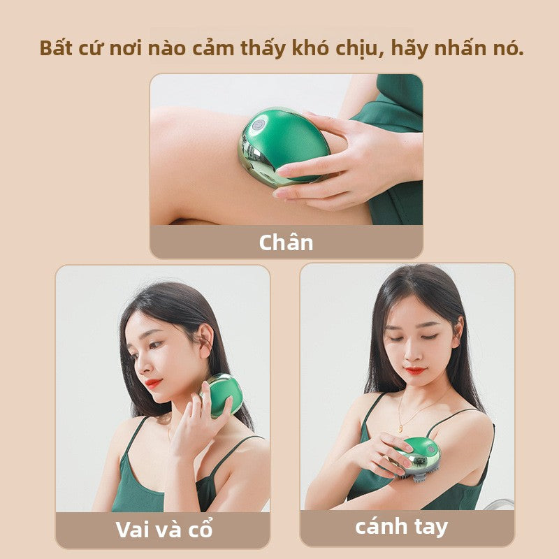 Máy massage da đầu Mini bạch tuộc rồng móng vuốt tay sạc đa chức năng máy massage rung máy massage đ