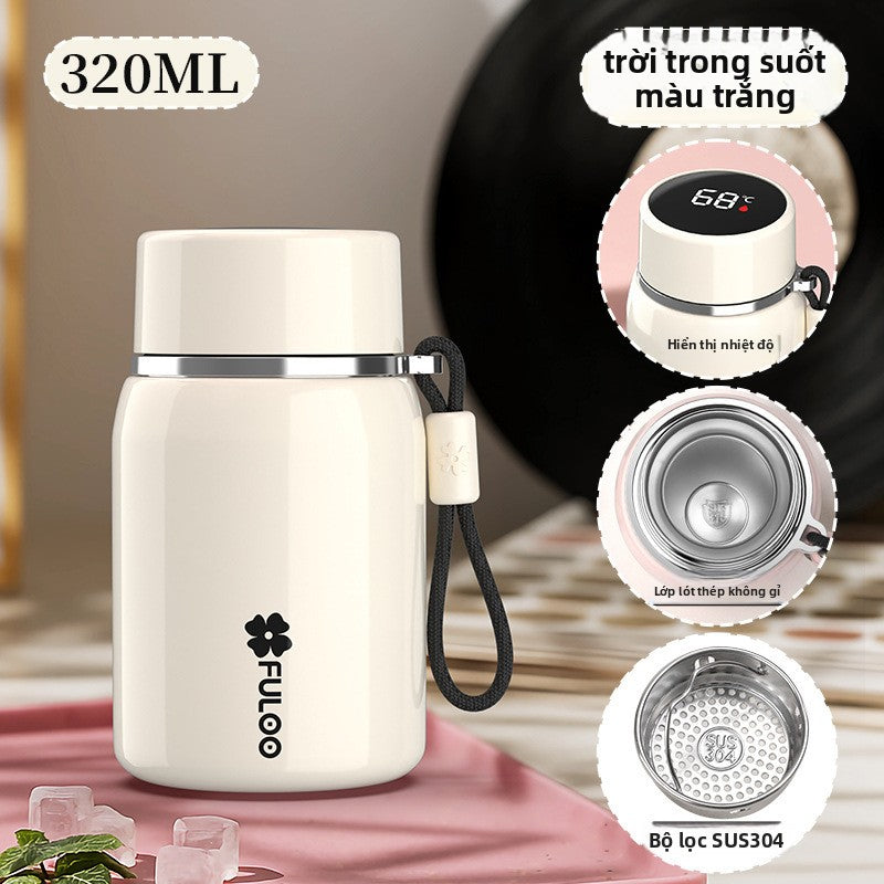 Cốc giữ nhiệt thông minh hiển thị nhiệt độ cốc giữ nhiệt dành riêng cho sinh viên tách nước trà pha trà c