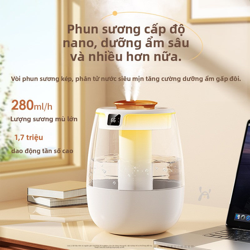 Máy tạo độ ẩm không khí gia đình im lặng phòng ngủ công suất phun lớn phụ nữ mang thai em bé trong n