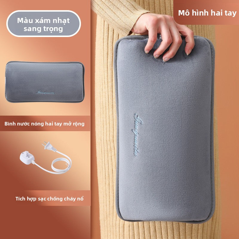 Túi sưởi Loại sạc mới chống nổ thông minh sạc điện ấm túi nước nóng ấm tay ấm túi nước nóng mở rộng bên trong
