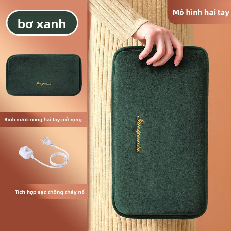 Túi sưởi Loại sạc mới chống nổ thông minh sạc điện ấm túi nước nóng ấm tay ấm túi nước nóng mở rộng bên trong