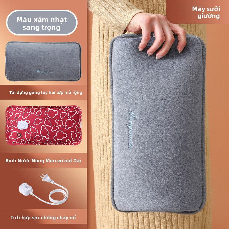 Túi sưởi Loại sạc mới chống nổ thông minh sạc điện ấm túi nước nóng ấm tay ấm túi nước nóng mở rộng bên trong