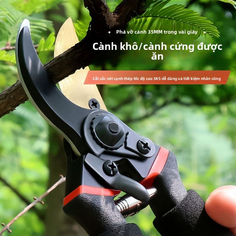 Kéo cắt cành Đức nhập khẩu SK5 mạnh mẽ làm vườn cắt thép không gỉ tiết kiệm lao động cắt tỉa cành cây ăn quả cành