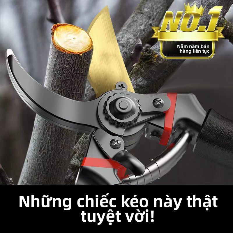 Kéo cắt cành Đức nhập khẩu SK5 mạnh mẽ làm vườn cắt thép không gỉ tiết kiệm lao động cắt tỉa cành cây ăn quả cành