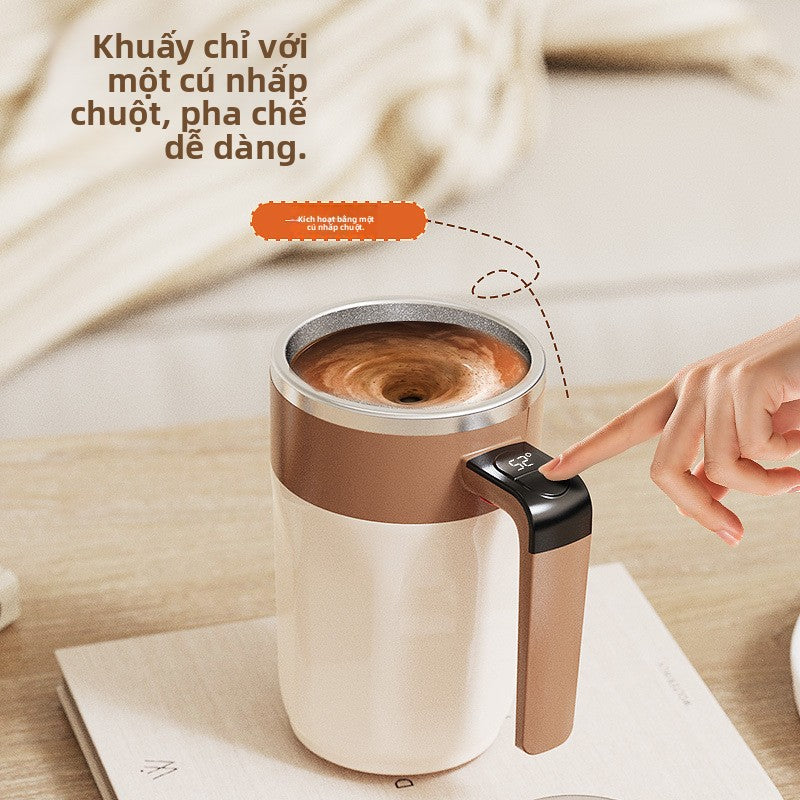 Cốc pha cà phê điện  cốc cà phê cao cấp hoàn toàn tự động mới cốc lắc sữa bột sữa đậu nành