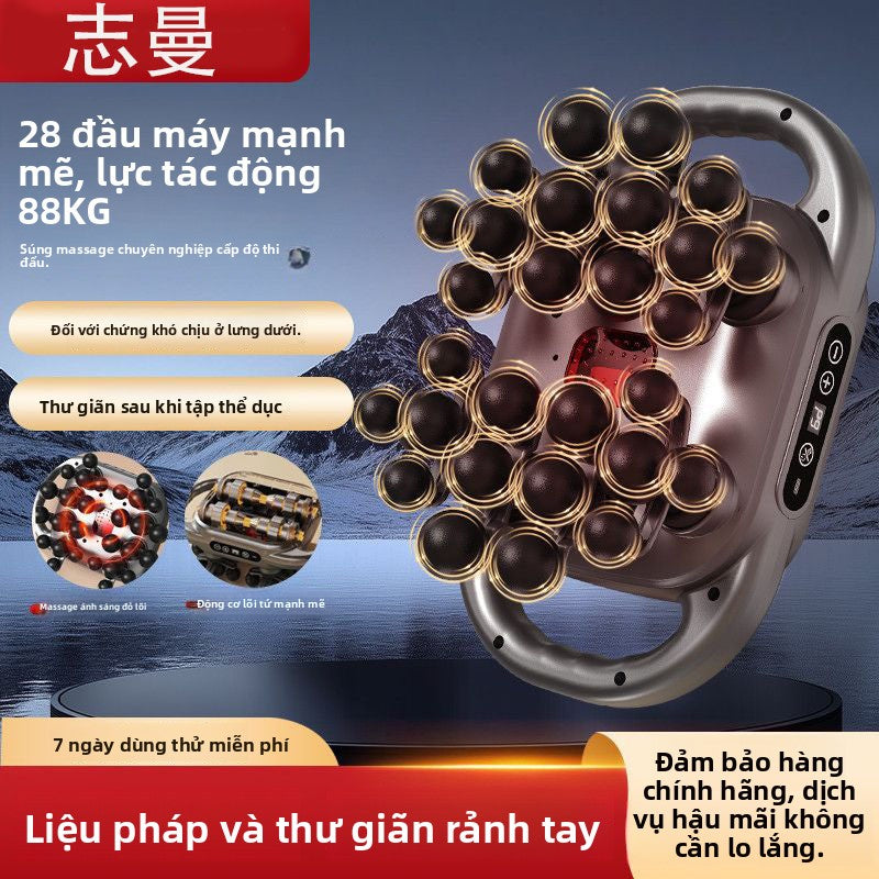Máy massage Nhiều đầu cân gan chân súng mini di động cơ bắp phổ quát toàn thân thư giãn cân gan chân cổ tử cung