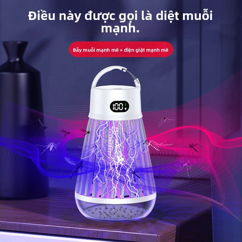 điện giật muỗi kẻ giết đèn mạnh mẽ ngoài trời sạc chống muỗi trong nhà muỗi kẻ giết muỗ
