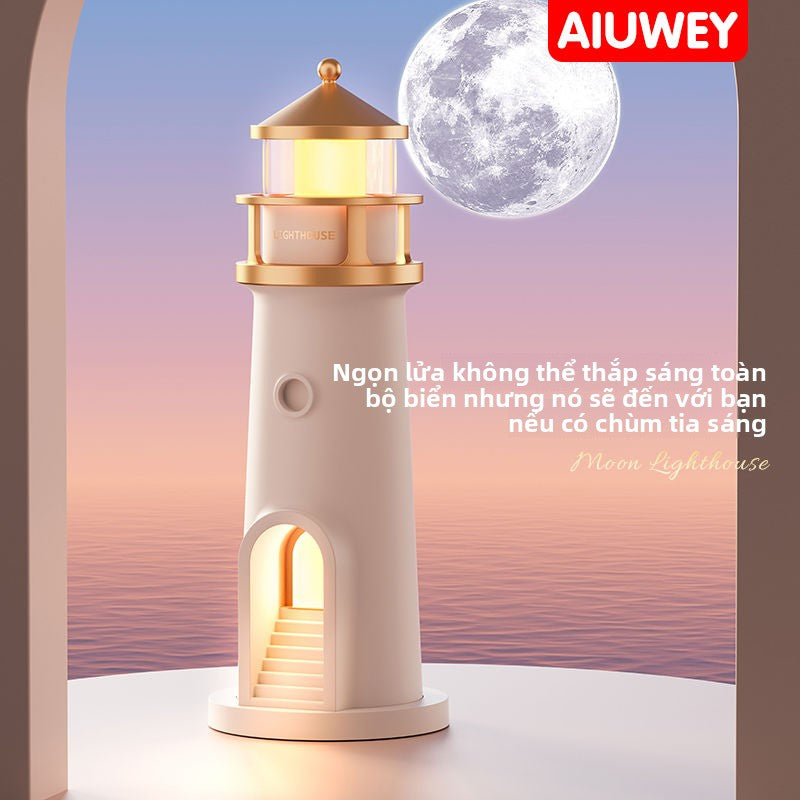 Đèn hải đăng chiếu hình mặt trăng