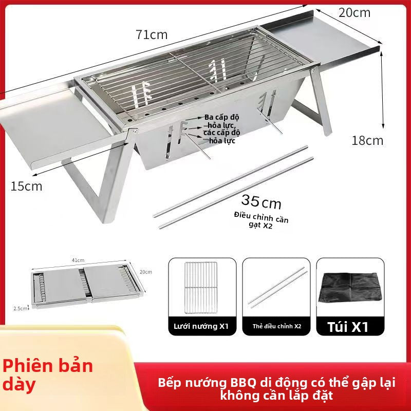 Bếp nướng thịt ngoài trời