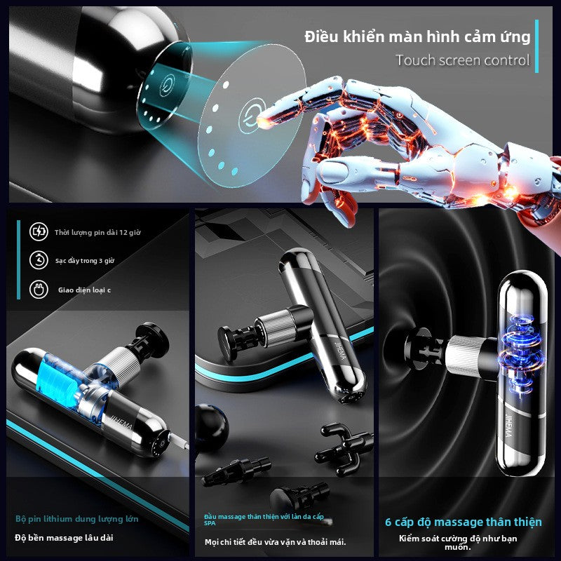 Máy  massage Mẫu mới chuyên nghiệp cấp sạc cân gan chân súng massage mini rung cơ bắp thư giãn gia đình thể dục t