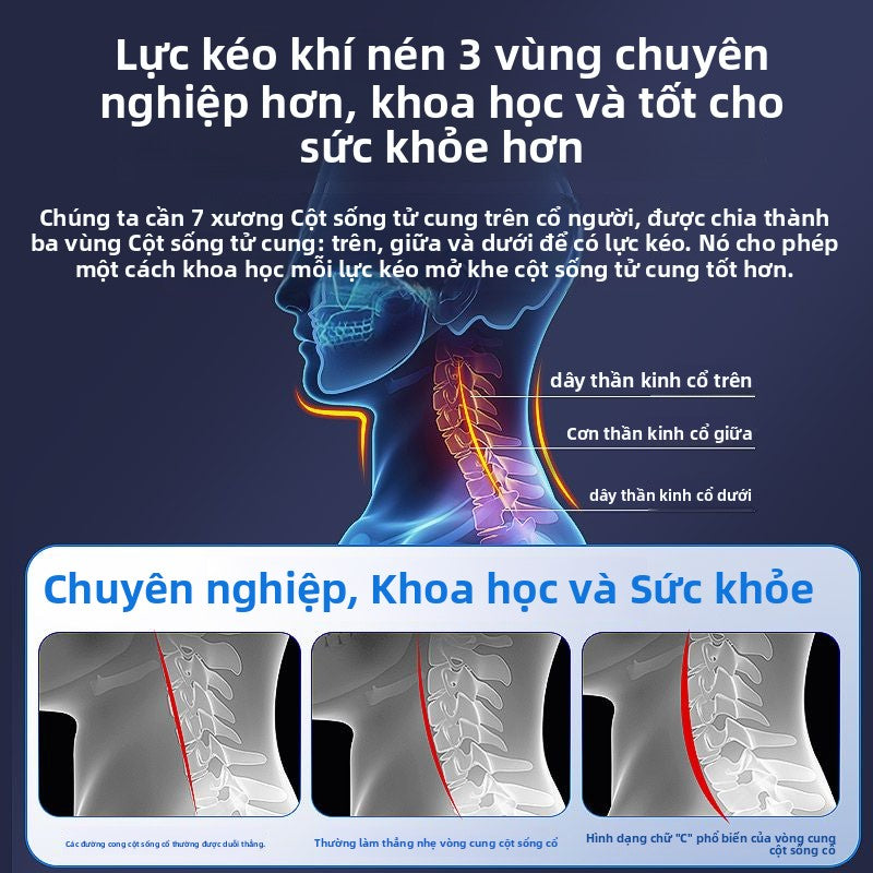 Thiết bị kéo cổ Zhuo Thần, thiết bị chỉnh hình y tế, bảo vệ cổ,