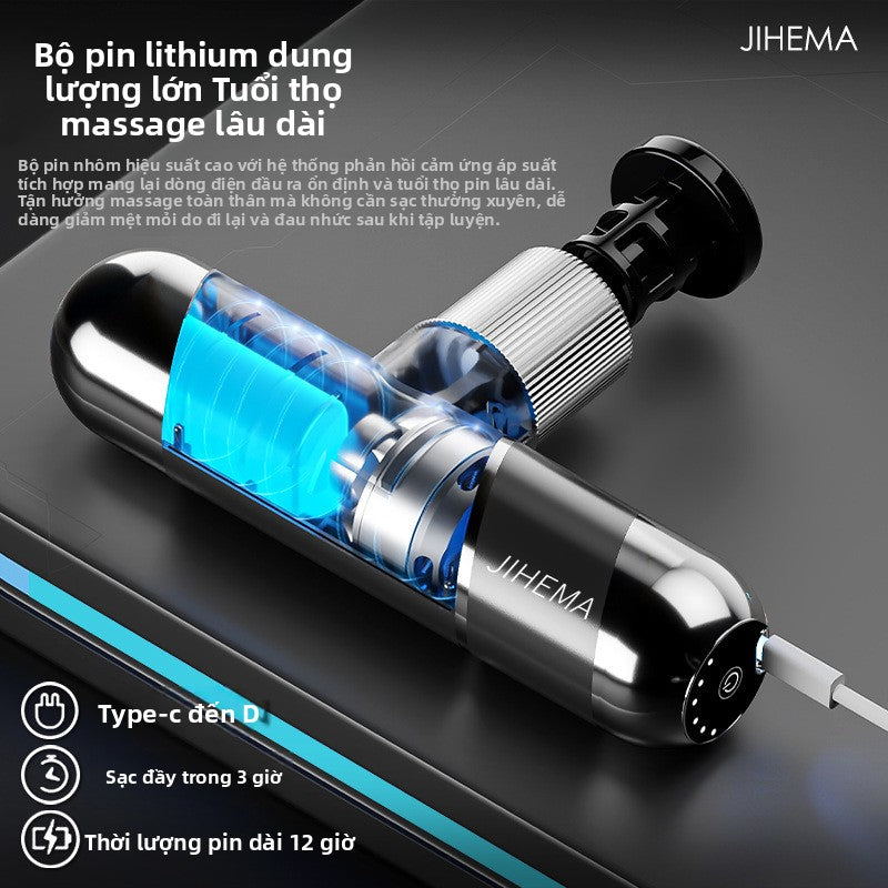 Máy  massage Mẫu mới chuyên nghiệp cấp sạc cân gan chân súng massage mini rung cơ bắp thư giãn gia đình thể dục t