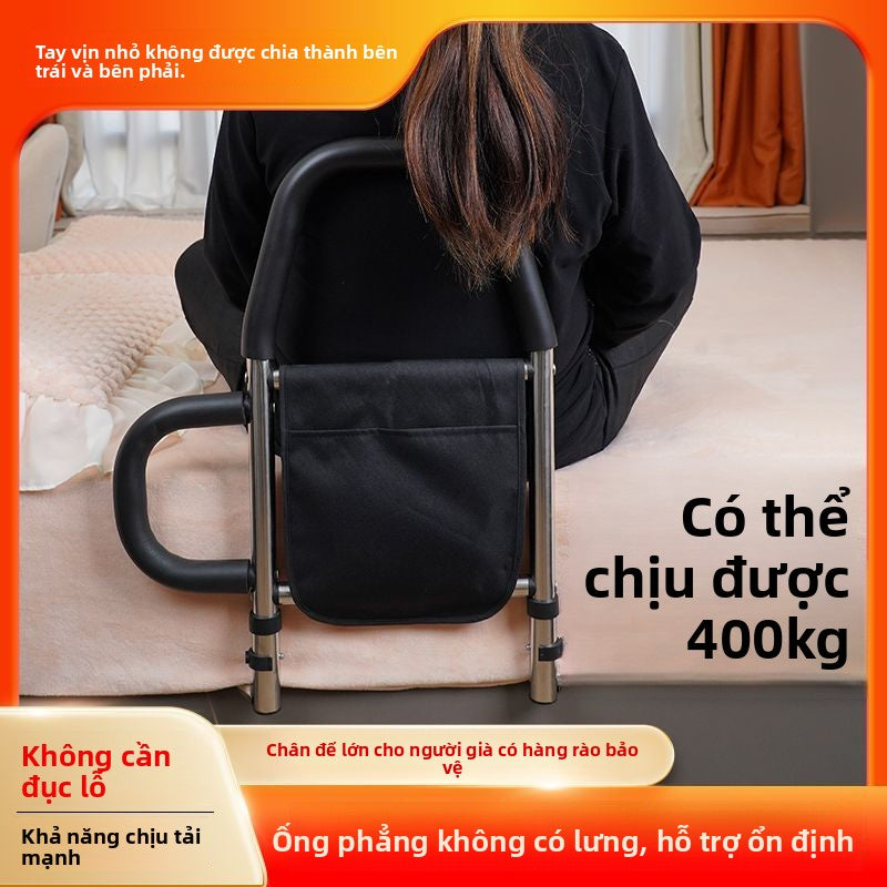 Tay vịn cạnh giường miễn phí lắp đặt lan can, người già thức dậy an toàn, hỗ trợ, lan can trên giườn