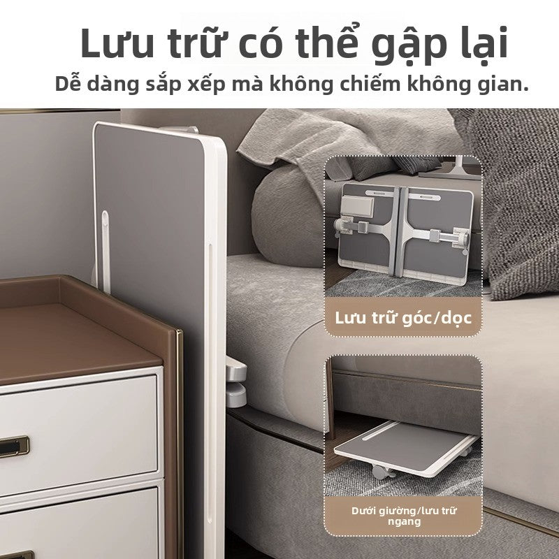 Bàn nhỏ trên giường có thể nâng bàn máy tính ký túc xá sinh viên bàn gấp đơn giản gia đình đơn giản