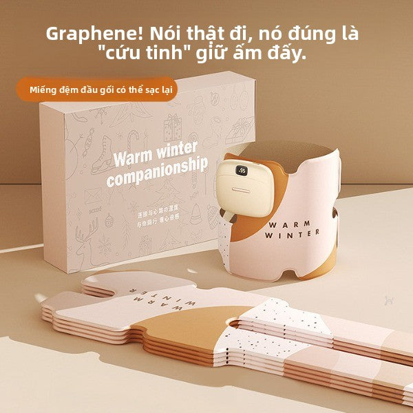 Đai điện sưởi ấm đầu gối đáng yêu