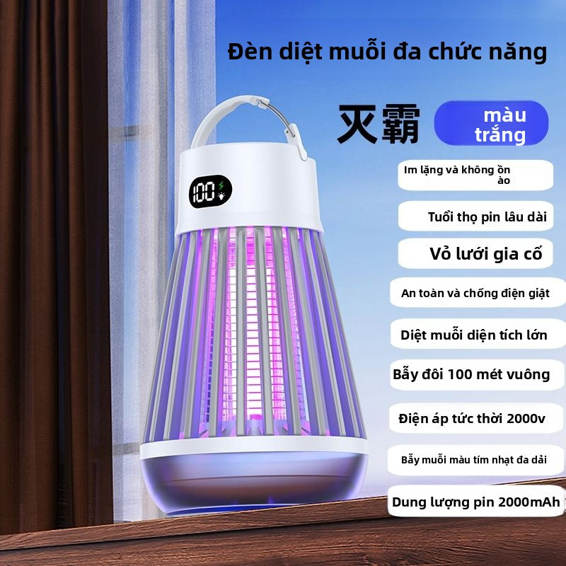 điện giật muỗi kẻ giết đèn mạnh mẽ ngoài trời sạc chống muỗi trong nhà muỗi kẻ giết muỗ